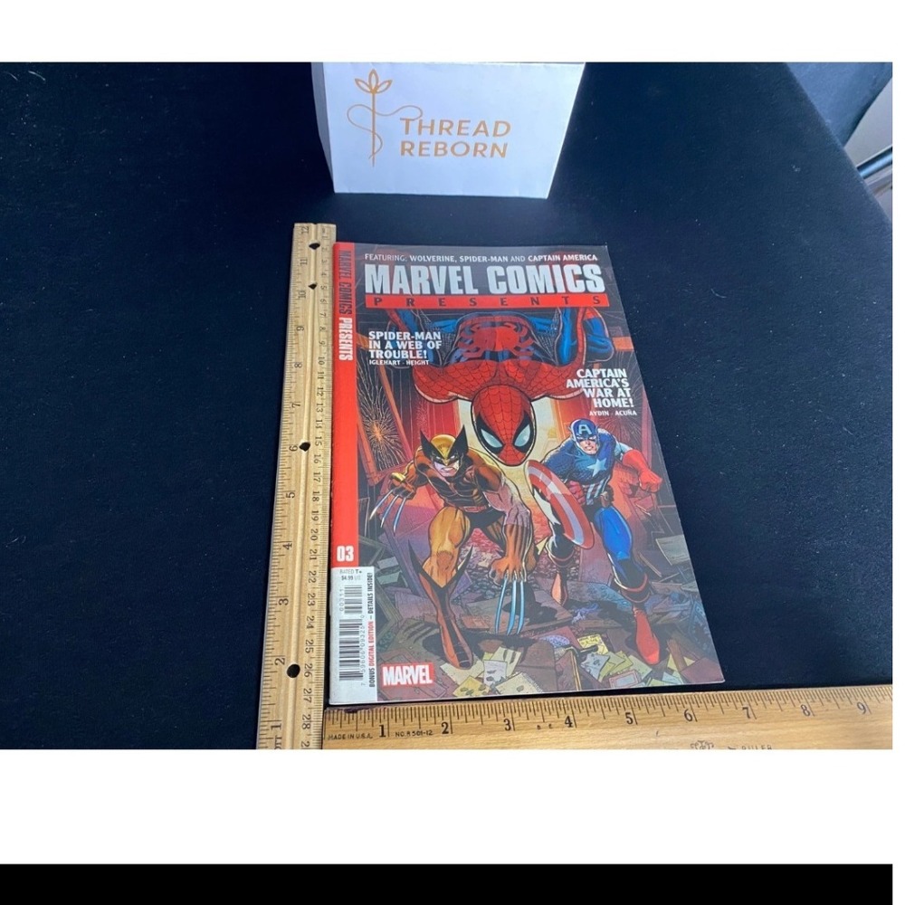 Marvel Comics Spider-Man Team Up Captain America Comic Book Collectible